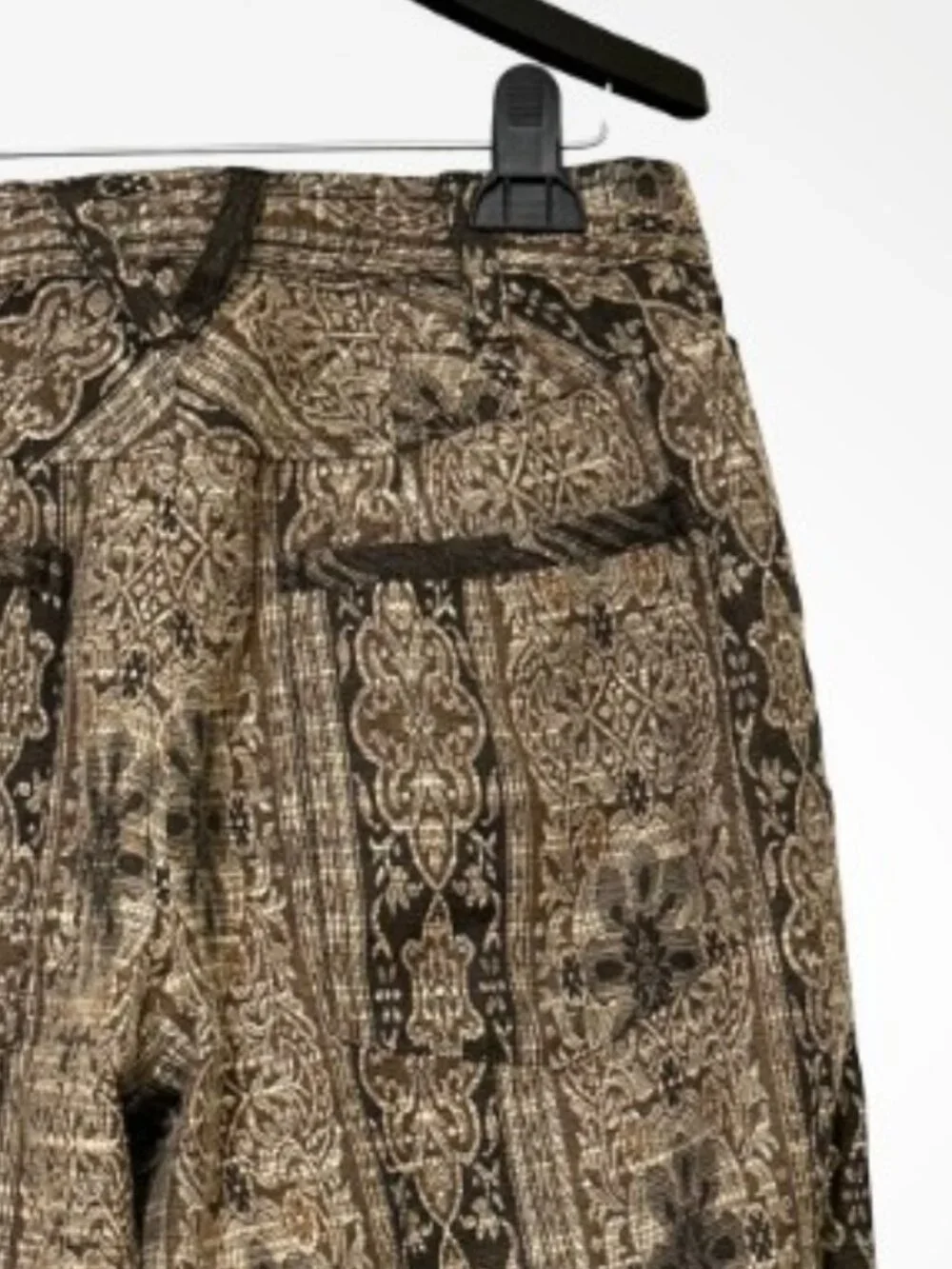 NWT Free People Dahlia Wide Leg Pants in Brown - Size 4 (Oversized)